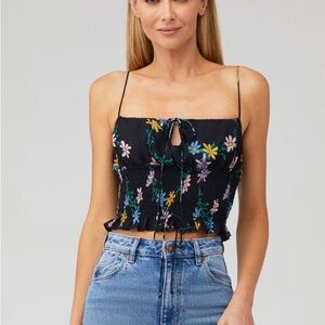 For Love & Lemons Lori Crop Top